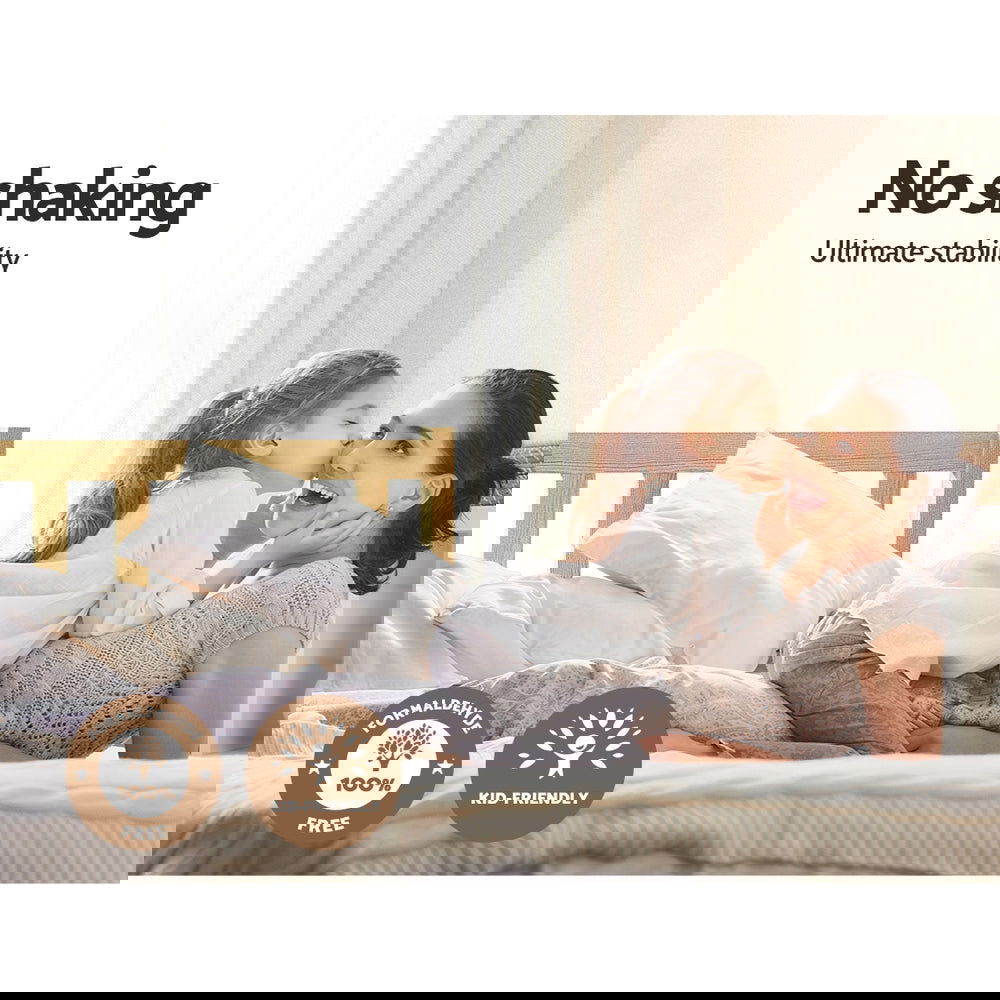 Artiss Bed Frame Double Size Wooden Oak SOFIE - Cosy Abode