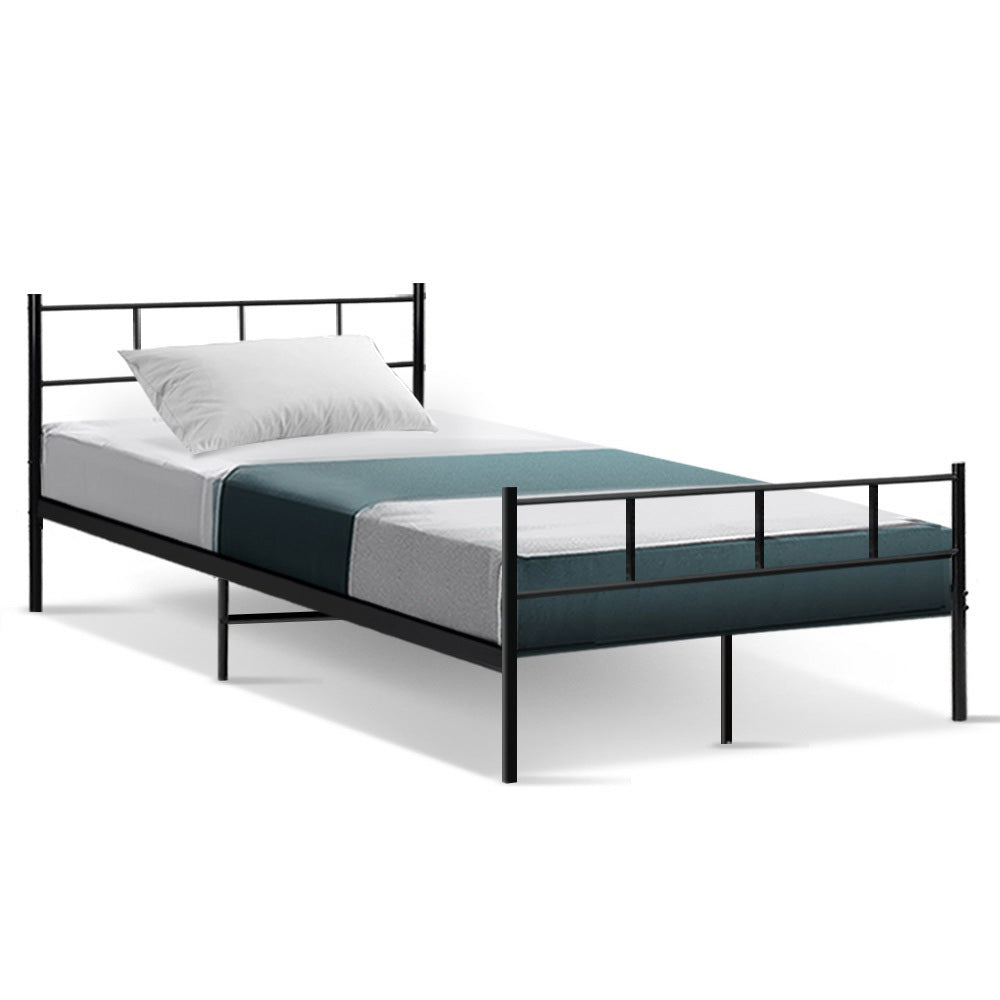 Artiss Bed Frame King Single Metal Bed Frames SOL - Cosy Abode