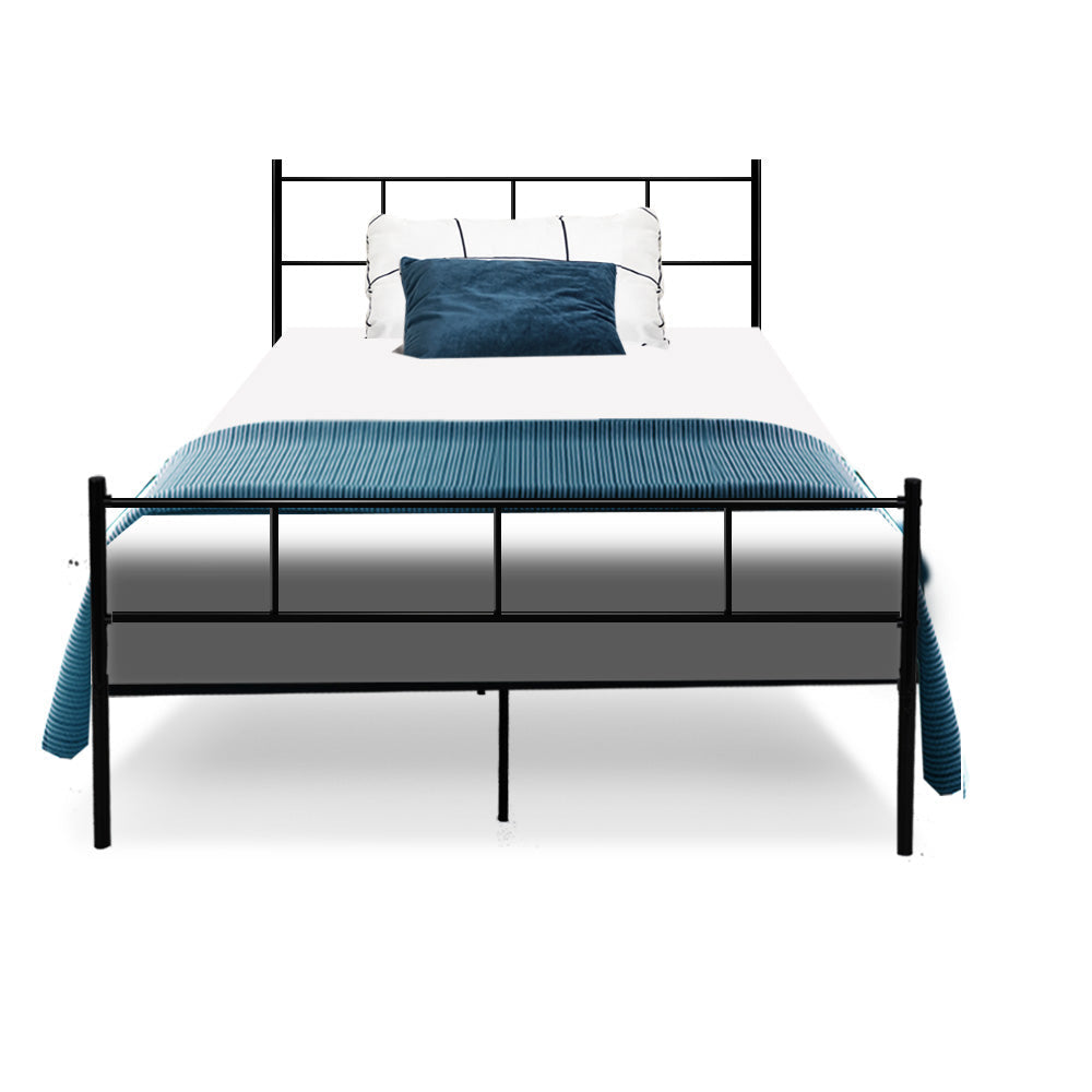 Artiss Bed Frame King Single Metal Bed Frames SOL - Cosy Abode