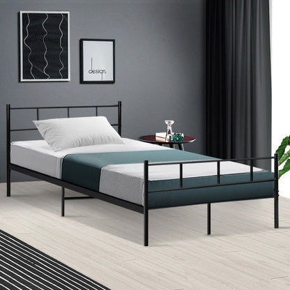 Artiss Bed Frame King Single Metal Bed Frames SOL - Cosy Abode