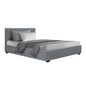 Artiss Bed Frame King Single Size Gas Lift Grey NINO - Cosy Abode