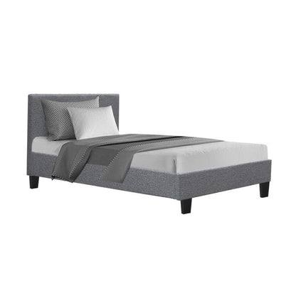 Artiss Bed Frame King Single Size Grey NEO - Cosy Abode