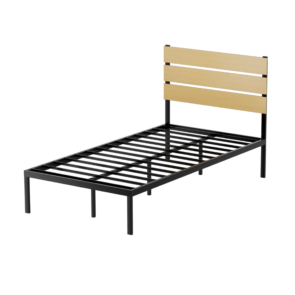 Artiss Bed Frame King Single Size Metal Base Mattress Platform Foundation PAULA - Cosy Abode