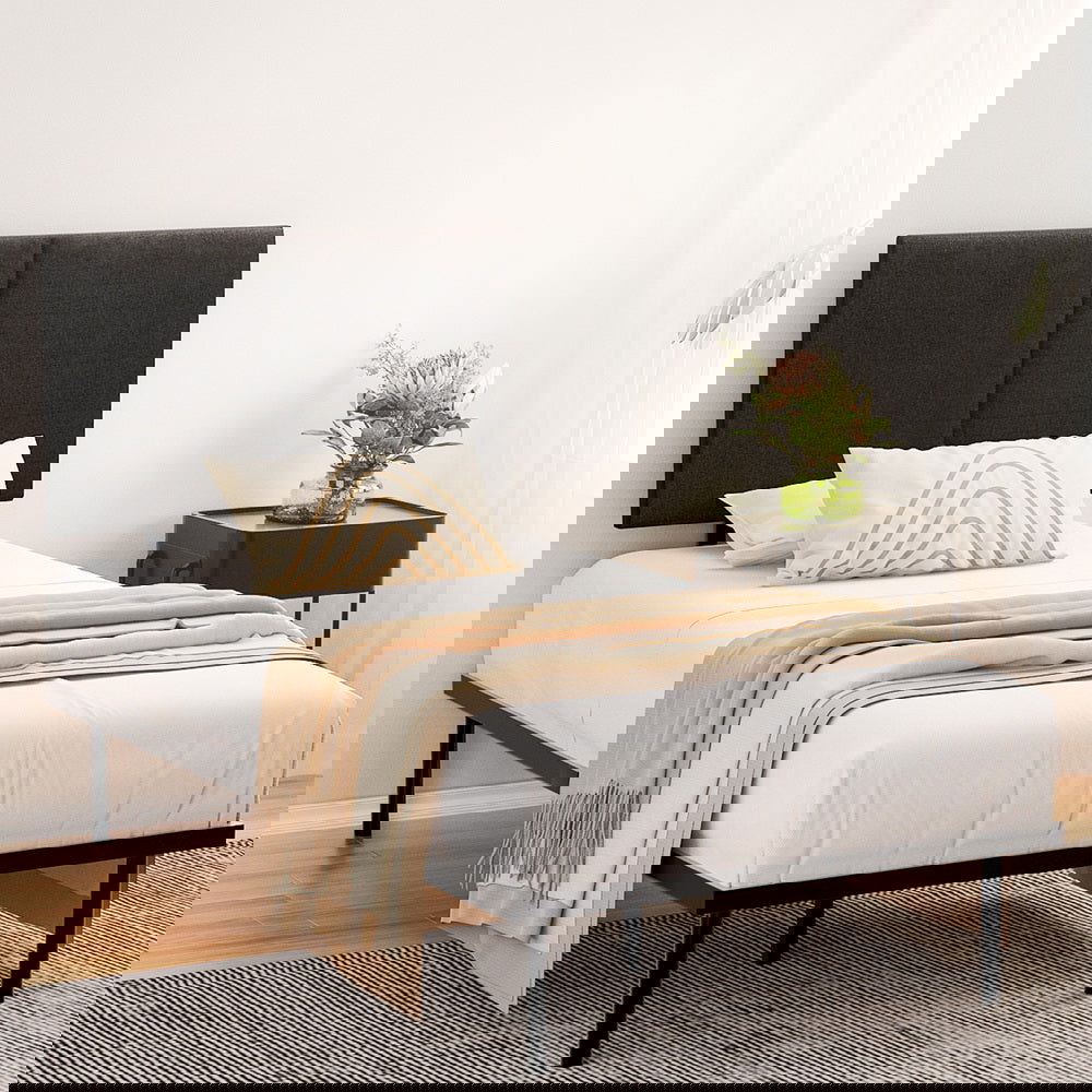 Artiss Bed Frame King Single Size Metal Frame NOR - Cosy Abode