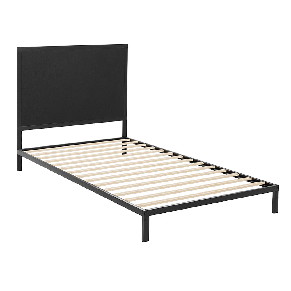 Artiss Bed Frame King Single Size Metal Frame PADA - Cosy Abode