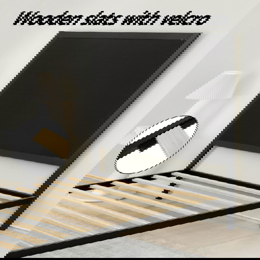 Artiss Bed Frame King Single Size Metal Frame PADA - Cosy Abode