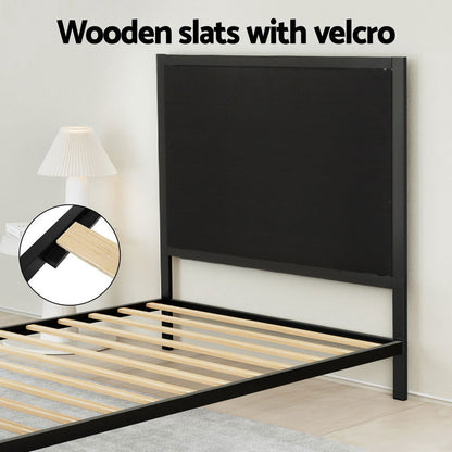 Artiss Bed Frame King Single Size Metal Frame PADA - Cosy Abode