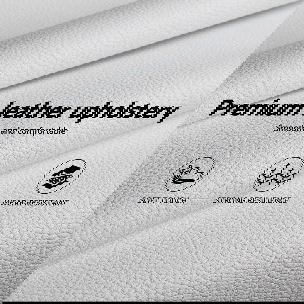 Artiss Bed Frame King Single Size White NEO - Cosy Abode