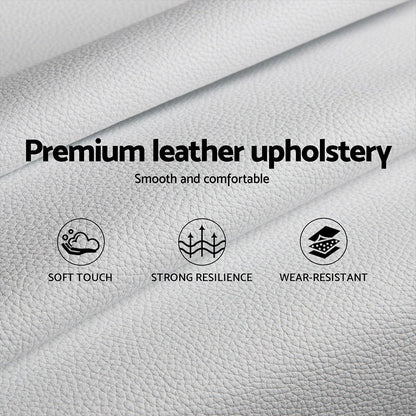 Artiss Bed Frame King Single Size White NEO - Cosy Abode