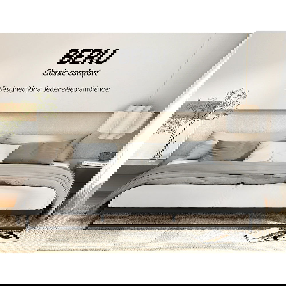 Artiss Bed Frame King Size Metal BERU - Cosy Abode