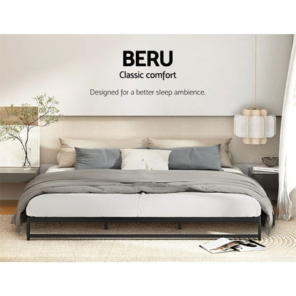 Artiss Bed Frame King Size Metal BERU - Cosy Abode
