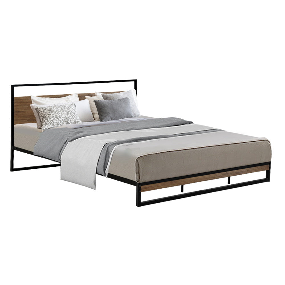 Artiss Bed Frame King Size Metal Frame DANE - Cosy Abode