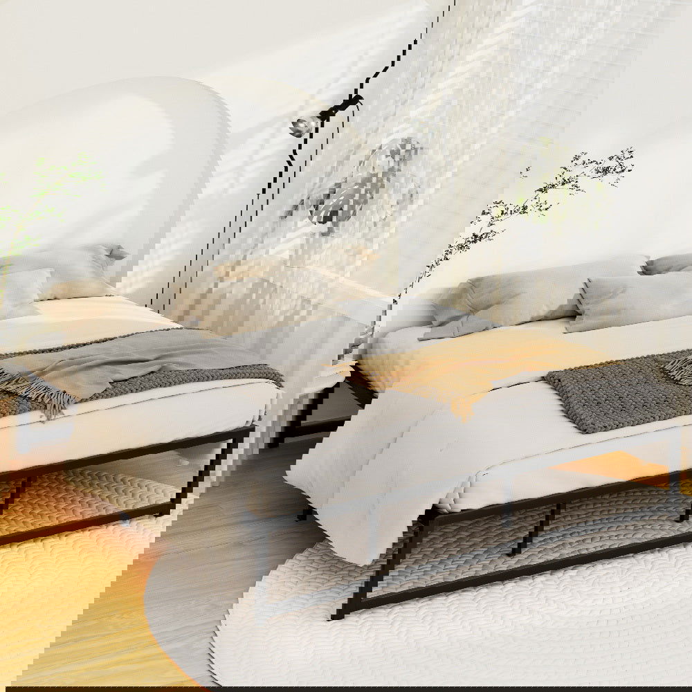 Artiss Bed Frame King Size Metal Frame TINO - Cosy Abode