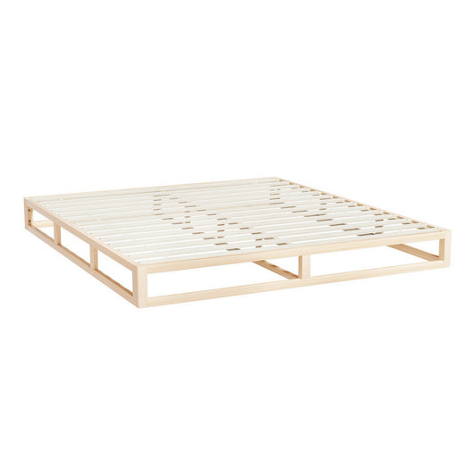 Artiss Bed Frame King Size Wooden Base Mattress Platform Timber Pine KALAM - Cosy Abode