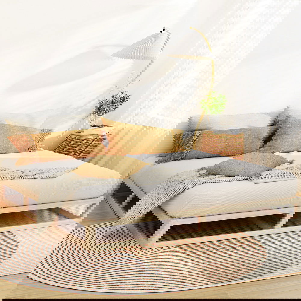 Artiss Bed Frame King Size Wooden Base Mattress Platform Timber Pine KALAM - Cosy Abode