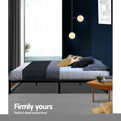 Artiss Bed Frame Metal Frame Bed Base OSLO - Double - Cosy Abode
