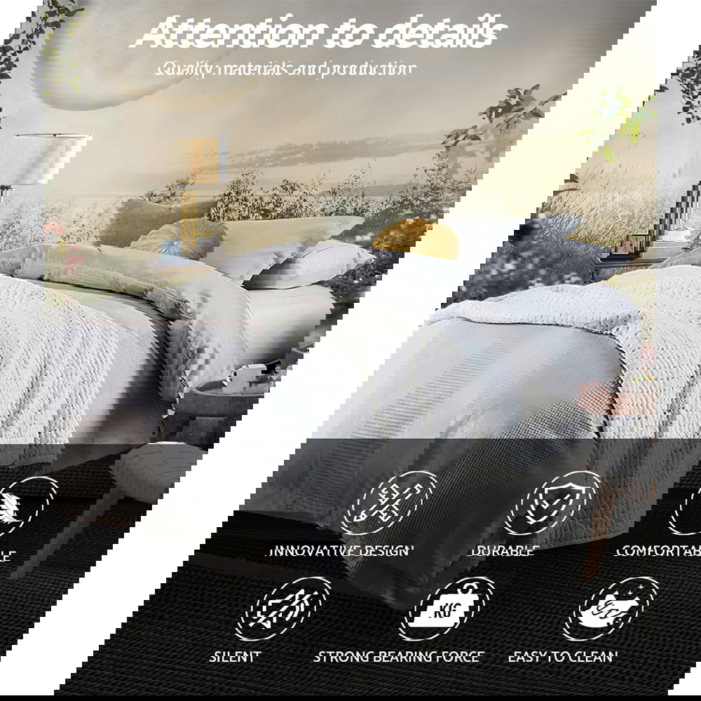 Artiss Bed Frame Metal Frame Bed Base OSLO - King Single - Cosy Abode