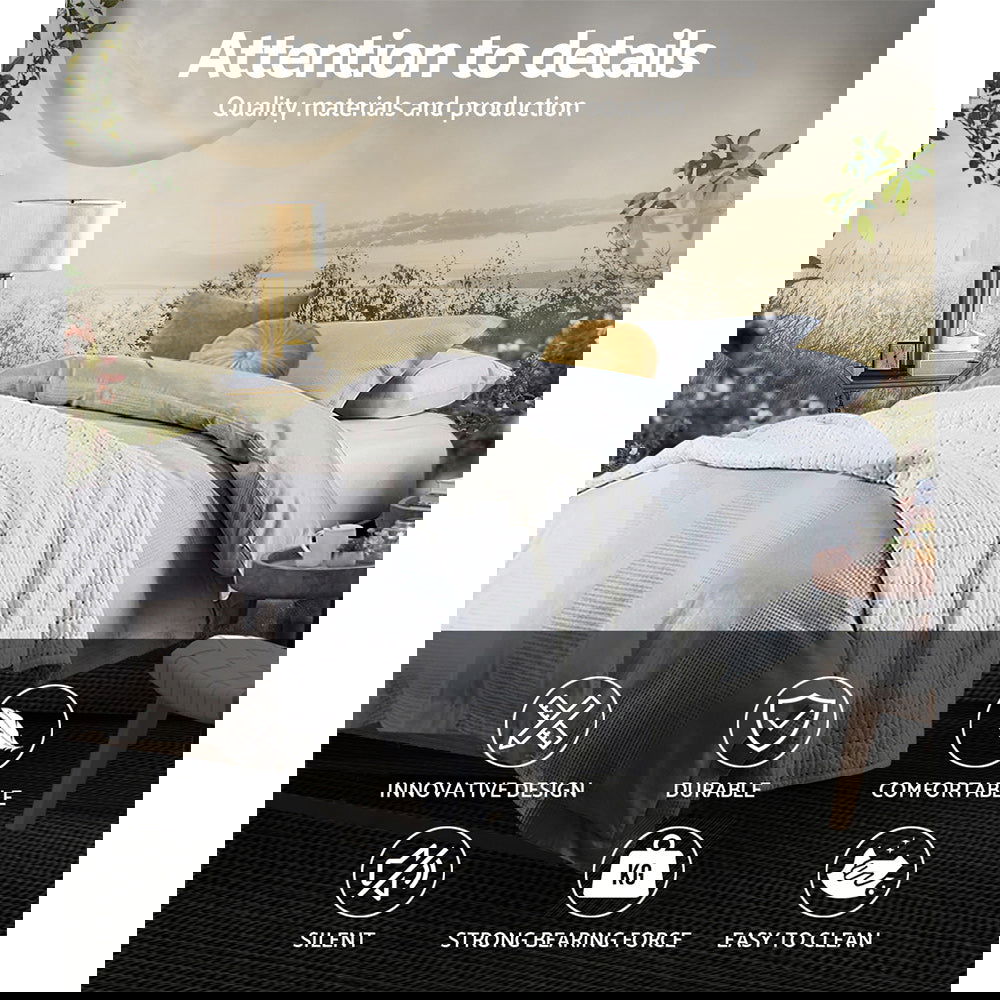 Artiss Bed Frame Metal Frame Bed Base OSLO - Single - Cosy Abode