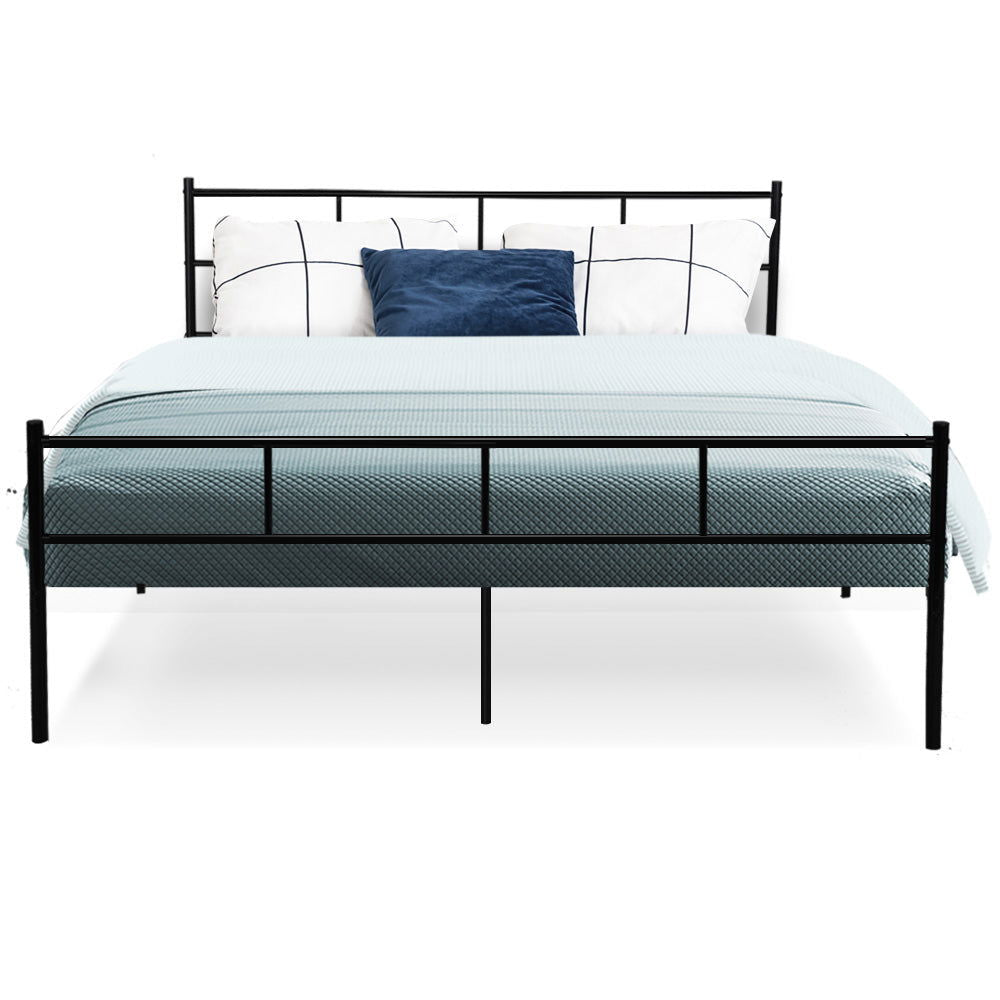 Artiss Bed Frame Queen Metal Bed Frames SOL - Cosy Abode