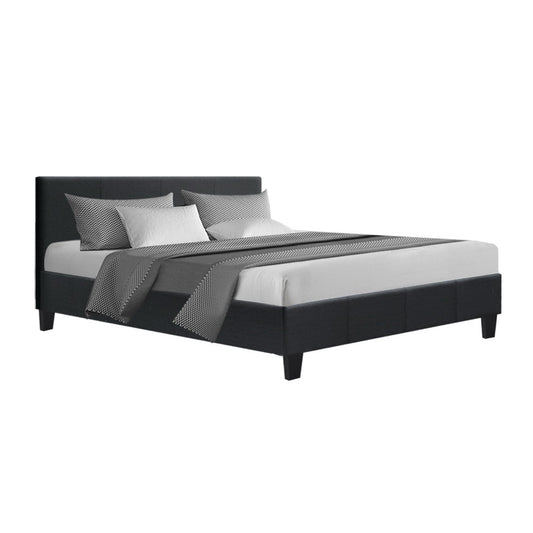 Artiss Bed Frame Queen Size Charcoal NEO - Cosy Abode