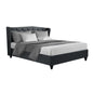 Artiss Bed Frame Queen Size Charcoal PIER - Cosy Abode