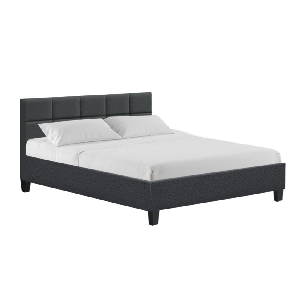 Artiss Bed Frame Queen Size Charcoal TINO - Cosy Abode