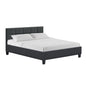 Artiss Bed Frame Queen Size Charcoal TINO - Cosy Abode