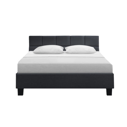 Artiss Bed Frame Queen Size Charcoal TINO - Cosy Abode