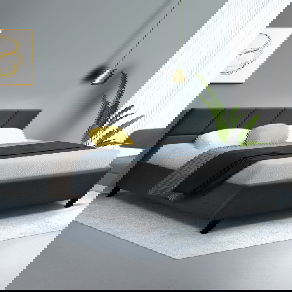 Artiss Bed Frame Queen Size Charcoal TINO - Cosy Abode