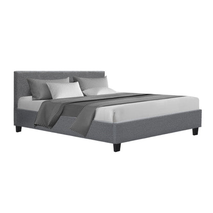 Artiss Bed Frame Queen Size Grey NEO - Cosy Abode