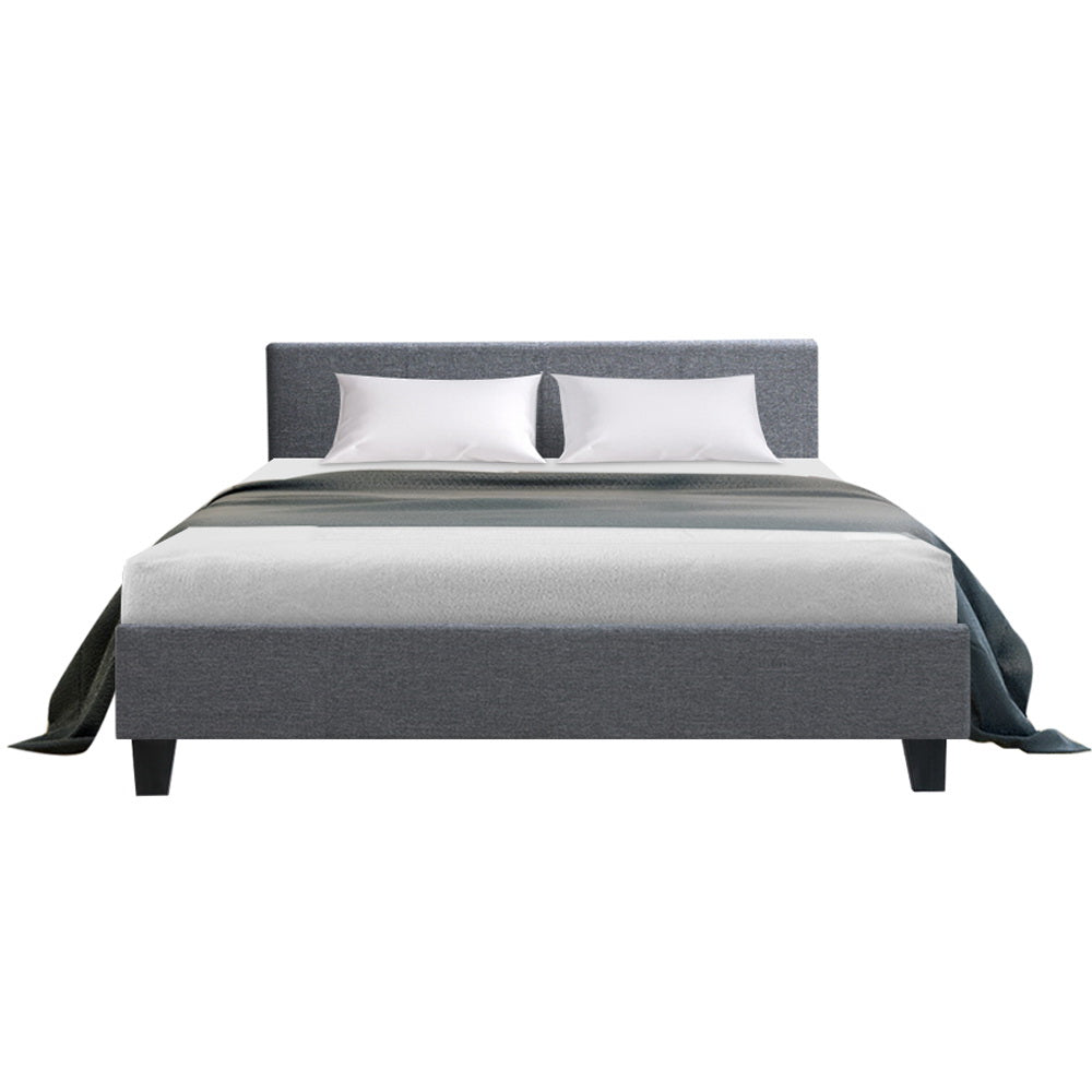 Artiss Bed Frame Queen Size Grey NEO - Cosy Abode