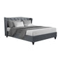 Artiss Bed Frame Queen Size Grey PIER - Cosy Abode