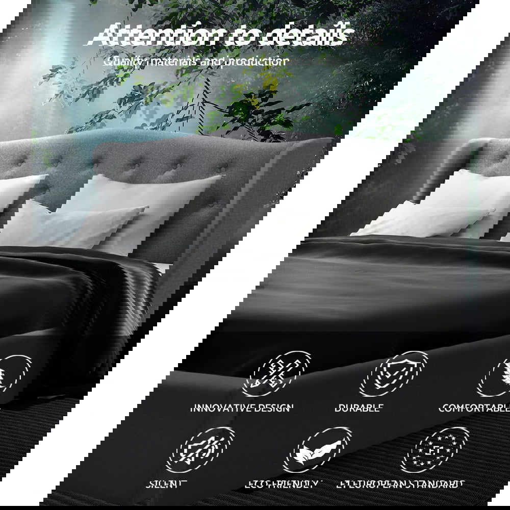 Artiss Bed Frame Queen Size Grey PIER - Cosy Abode