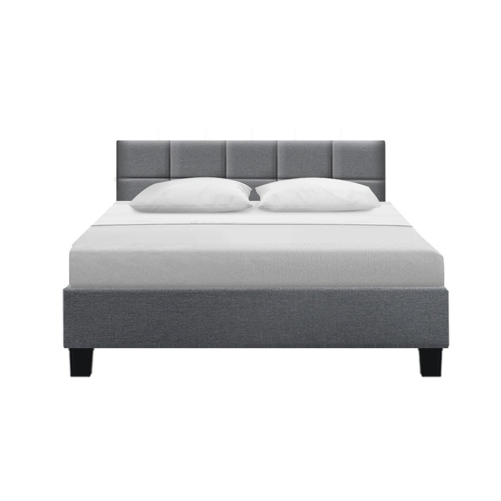 Artiss Bed Frame Queen Size Grey TINO - Cosy Abode