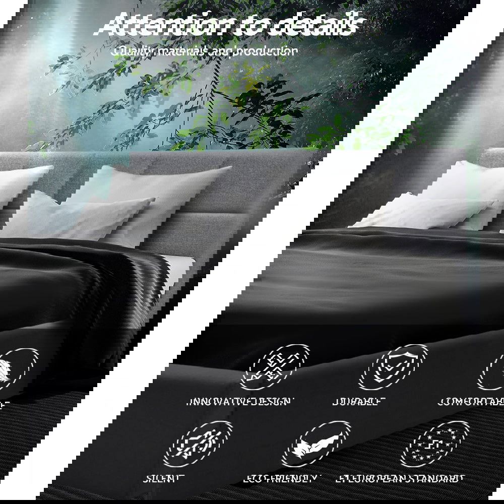 Artiss Bed Frame Queen Size Grey TINO - Cosy Abode