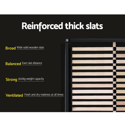 Artiss Bed Frame Queen Size Grey TINO - Cosy Abode