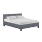 Artiss Bed Frame Queen Size Grey VANKE - Cosy Abode