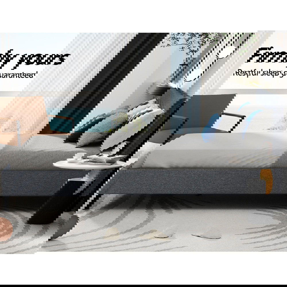 Artiss Bed Frame Queen Size Grey VANKE - Cosy Abode