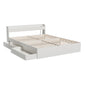 Artiss Bed Frame Queen Size Mattress Base wtih Charging Ports 2 Storage Drawers - Cosy Abode