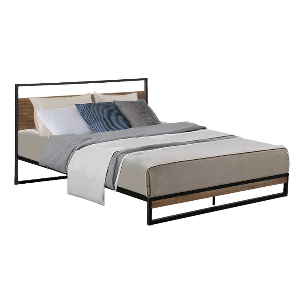 Artiss Bed Frame Queen Size Metal Frame DANE - Cosy Abode
