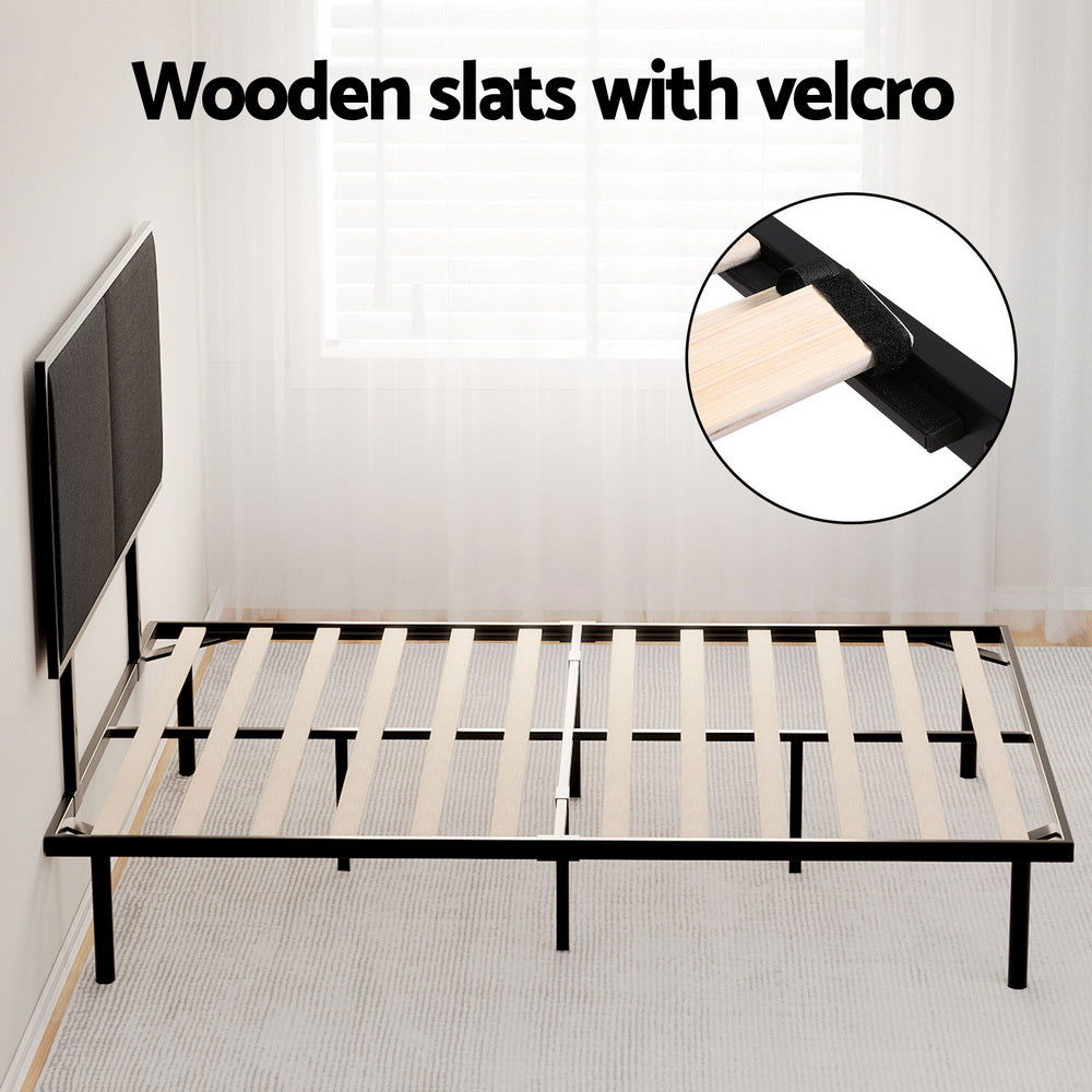 Artiss Bed Frame Queen Size Metal Frame NOE - Cosy Abode