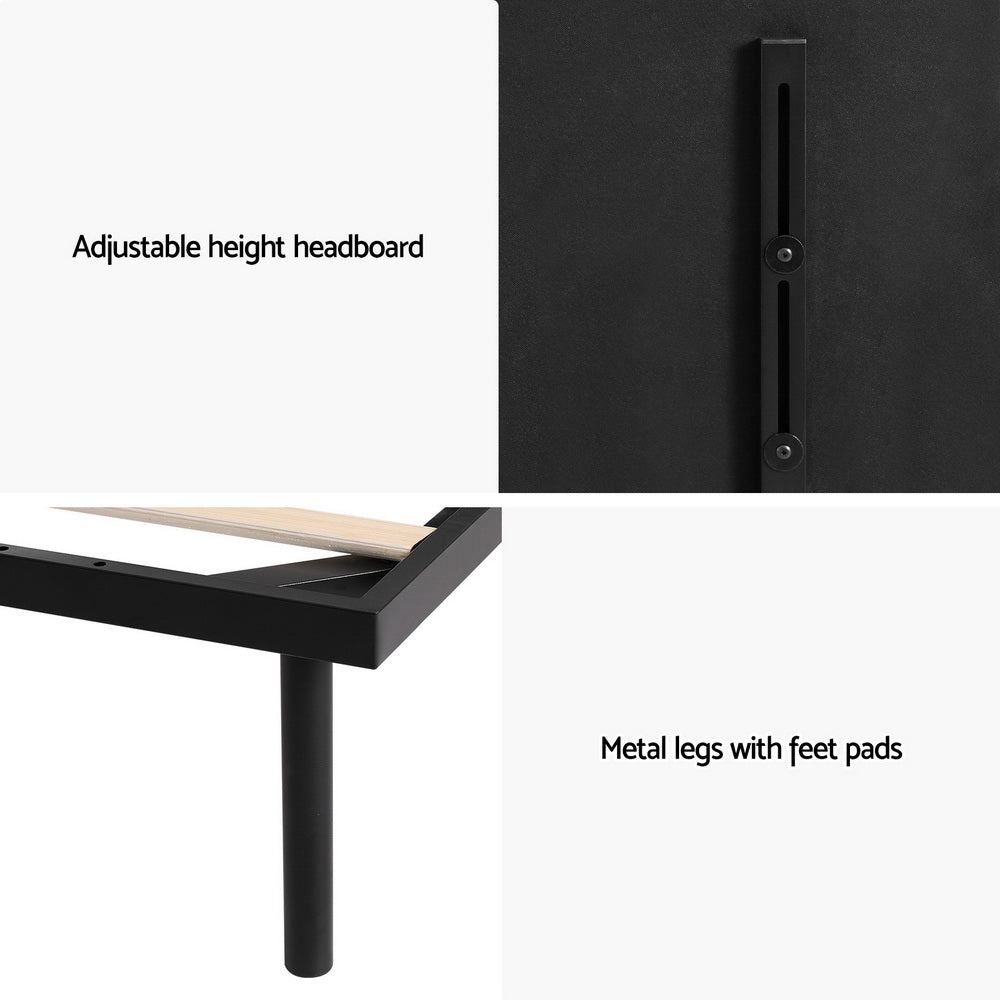 Artiss Bed Frame Queen Size Metal Frame NOE - Cosy Abode