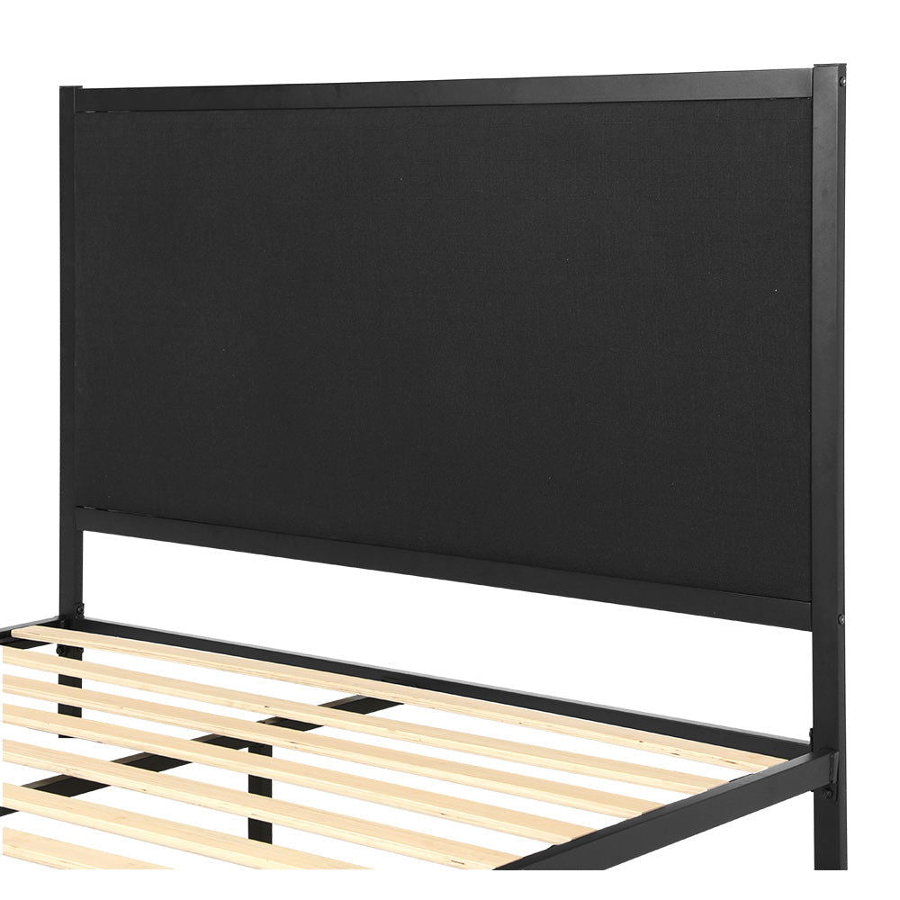 Artiss Bed Frame Queen Size Metal Frame PADA - Cosy Abode
