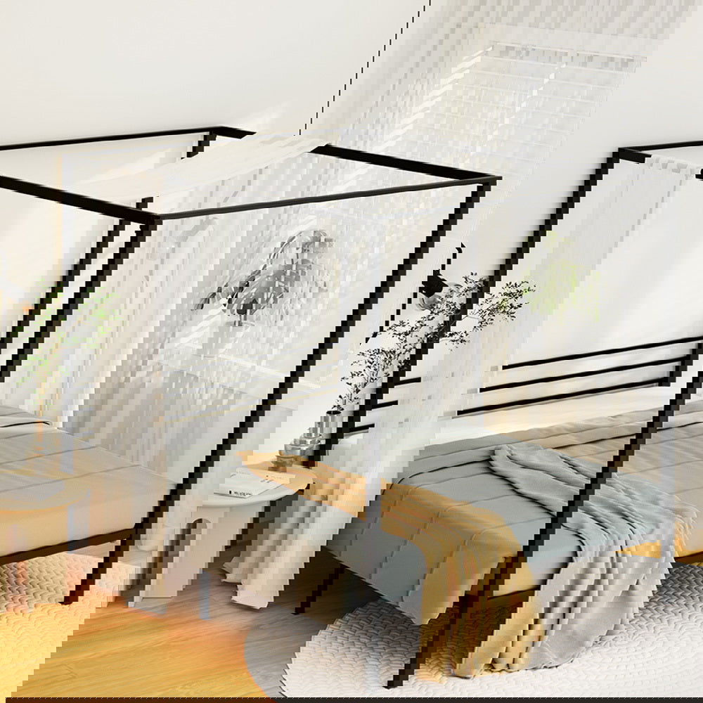 Artiss Bed Frame Queen Size Metal Frame POCHY - Cosy Abode