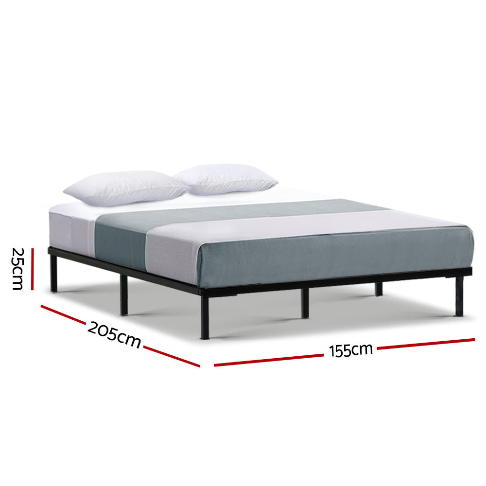 Artiss Bed Frame Queen Size Metal Frame TED - Cosy Abode