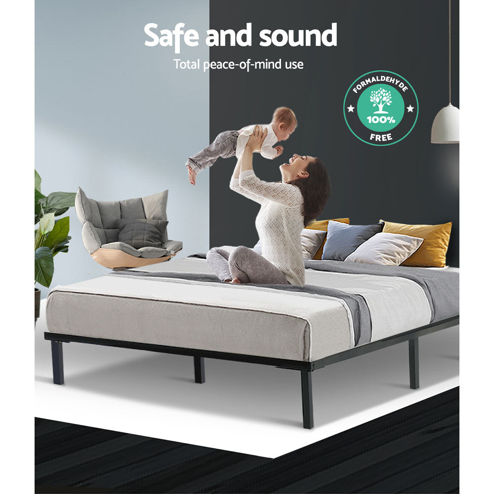 Artiss Bed Frame Queen Size Metal Frame TED - Cosy Abode