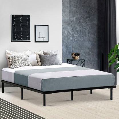 Artiss Bed Frame Queen Size Metal Frame TED - Cosy Abode