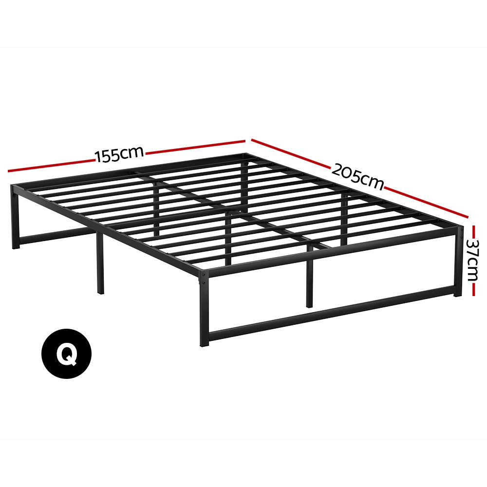 Artiss Bed Frame Queen Size Metal Frame TINO - Cosy Abode