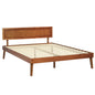Artiss Bed Frame Queen Size Wooden Bed Base Walnut SPLAY - Cosy Abode