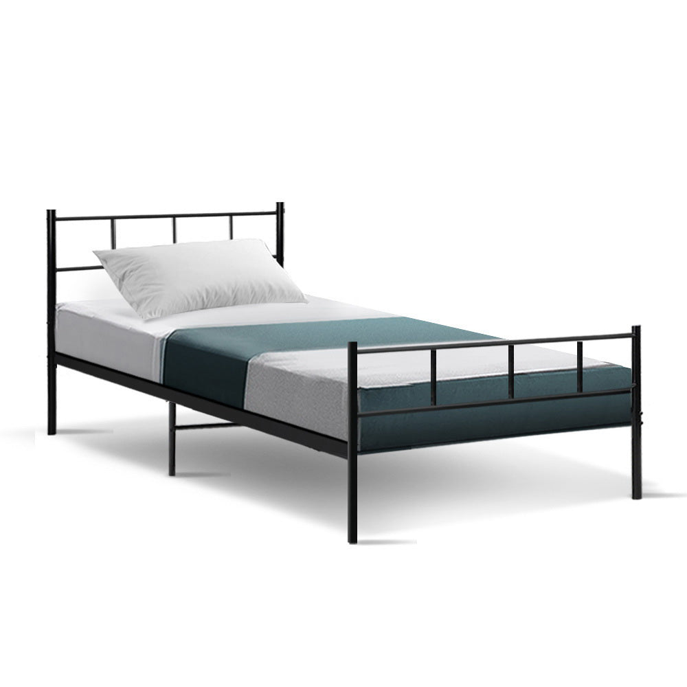 Artiss Bed Frame Single Metal Bed Frames SOL - Cosy Abode